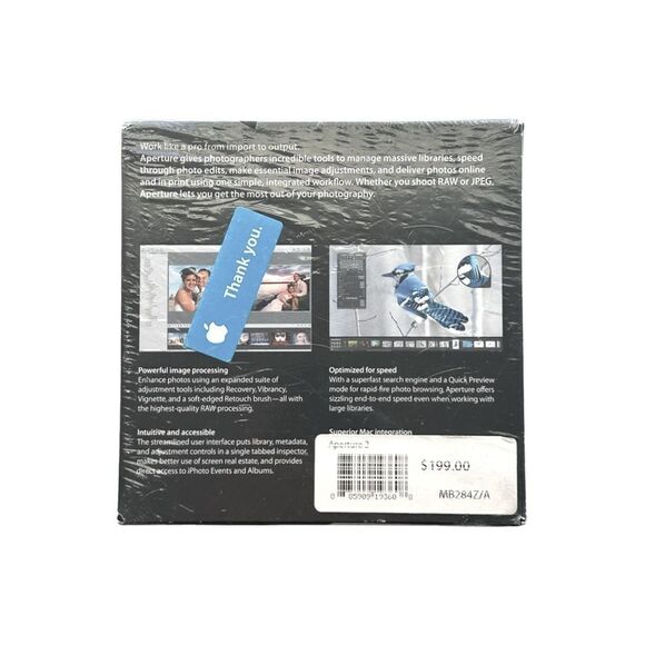 Apple Aperture 2 Photo Editing Software for Mac OS X NIB - Picture 2 of 2